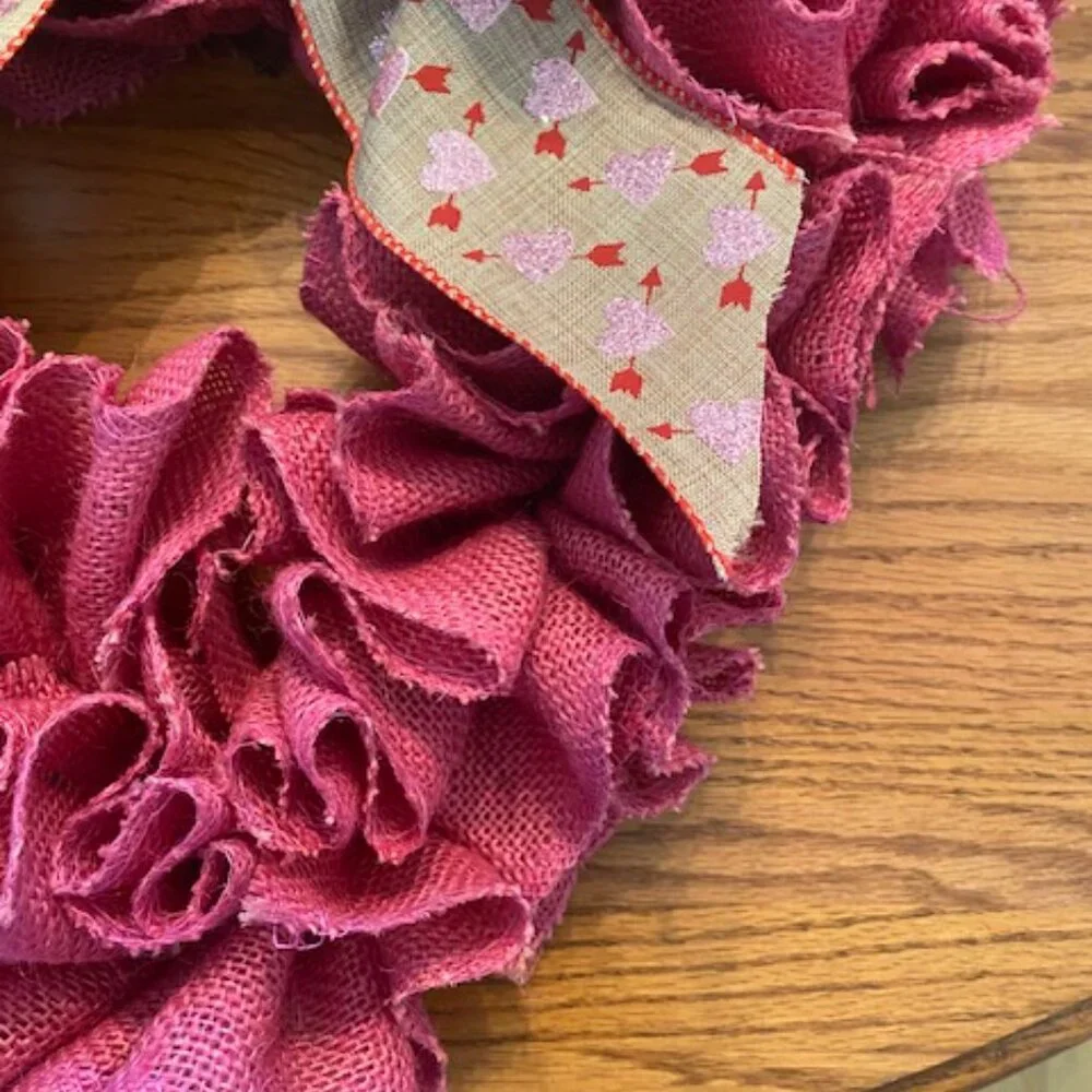Homemade Valentine's Day Wreath